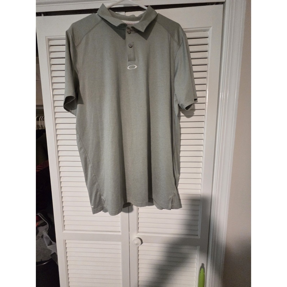 Oakley Hydrolix Men's‎ Golf Polo Gray Size M